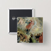 Die Annahme der Jungfrau Mary Button (Vorne & Hinten)