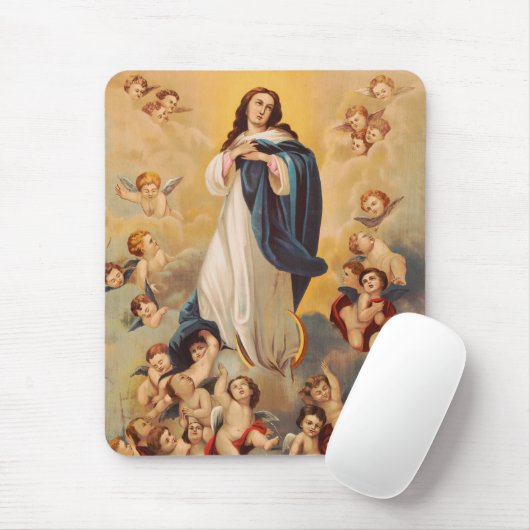Die Annahme der Jungfrau Mary Mousepad (Mit Mouse)