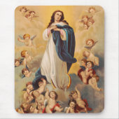 Die Annahme der Jungfrau Mary Mousepad (Vorne)