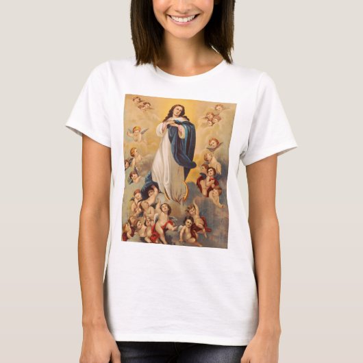 Die Annahme der Jungfrau Mary T-Shirt (Vorderseite)