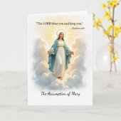 Die Annahme von Gottes Frieden und Segnungen Karte (Gelbe Blume)