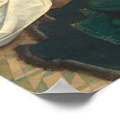 Die Annunziation - Juan de Flandes Kunstposter Poster (Ecke)