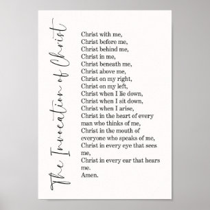Die Anrufung Christi Gebet Wand Kunst Druck