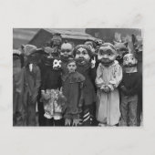 Die Ansammlung auf Halloween Postkarte (Vorderseite)