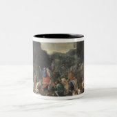 Die Ansammlung des Mannas, c.1637-9 Zweifarbige Tasse (Mittel)