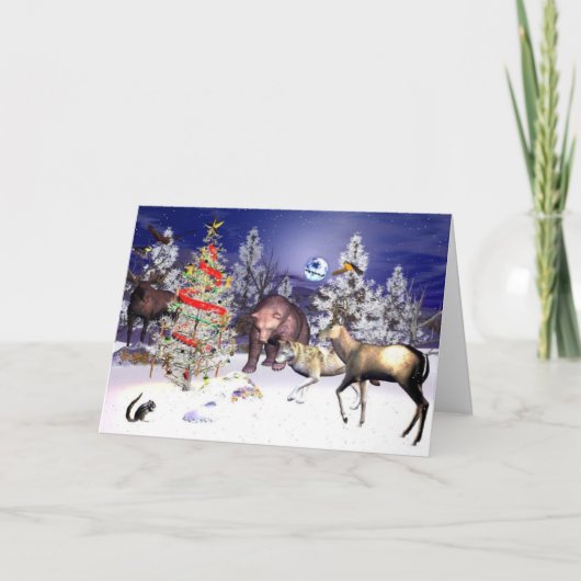 Die Ansammlung Feiertagskarte (Vorderseite)