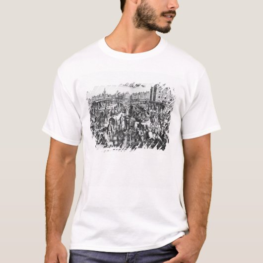 Die Ansammlung in Paris T-Shirt (Vorderseite)