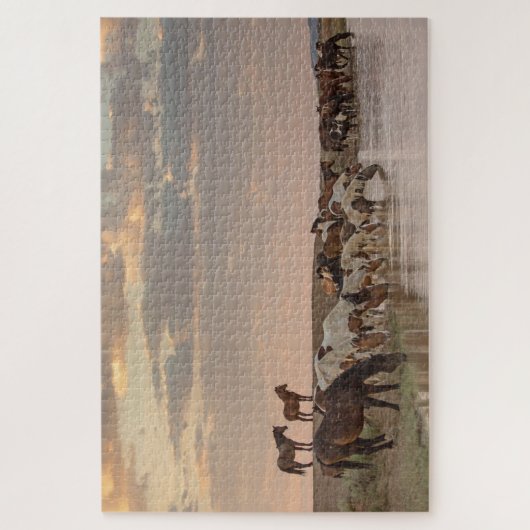 "Die Ansammlung" Jigsaw-Puzzle Puzzle (Vertikal)