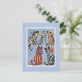 Die Ansammlung Postkarte (Stehend Vorderseite)