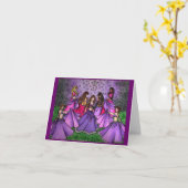 Die Ansammlung von Bly Dancers in Lila Karte (Gelbe Blume)