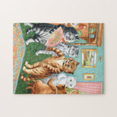 Die Ansammlung von Louis Wain Puzzle (Horizontal)