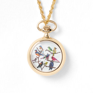 Die Ansammlungs-bunte Singvogel-Uhr Armbanduhr