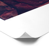 Die Anschuldigung des Malens von Johannes Vermeer Poster (Ecke)