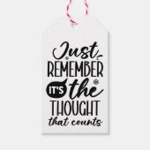 DIE ANSICHT, DASS FALSCHE CHRISTMAS SCHWARZ ZÄHLEN GESCHENKANHÄNGER (Vorderseite)