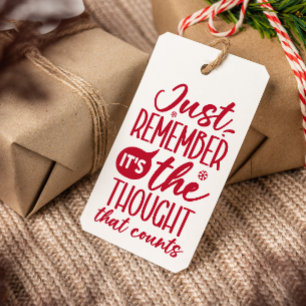 DIE ANSICHT, DASS FRONY CHRISTMAS ROT ZÄHLT GESCHENKANHÄNGER