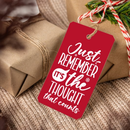 DIE ANSICHT, DASS FRONY CHRISTMAS ROT ZÄHLT GESCHENKANHÄNGER