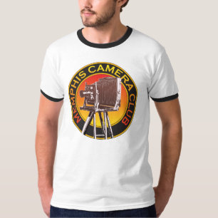 Die Ansicht-Kamera-Logo-grundlegender Wecker-T - T-Shirt