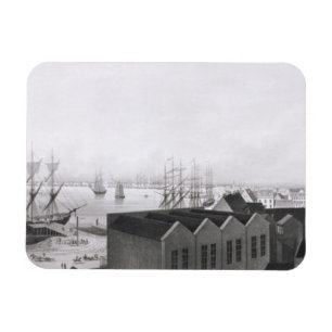 Die Ansicht von New Orleans vertreten vom unteren Magnet