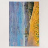 Die Anstrichung von Sonnenblumenfeldern Puzzle (Vertikal)