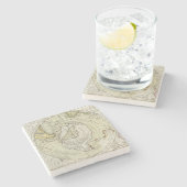 Die Antarktis 4 Steinuntersetzer (Seitenansicht)