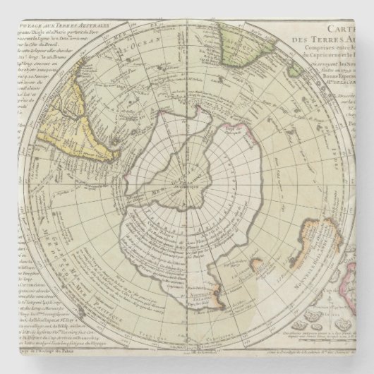 Die Antarktis 4 Steinuntersetzer (Vorderseite)