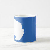 Die Antarktis-Flagge Kaffeetasse (Mittel)