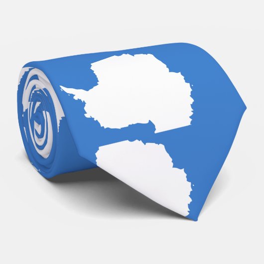 Die Antarktis-Flagge Krawatte (Gerollt)
