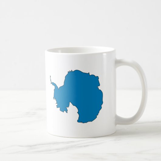 Die Antarktis-Flaggenkarte Kaffeetasse (Rechts)