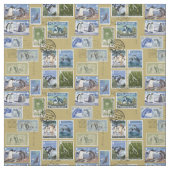 Die Antarktis - Penguin-Porto-Briefmarken Stoff (Muster)