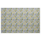 Die Antarktis - Penguin-Porto-Briefmarken Stoff (Fat Quarter (45,7 x 55,9 cm))