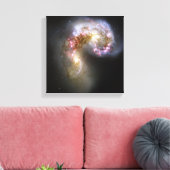 Die Antennengalaxien Leinwanddruck (Insitu (Wohnzimmer))