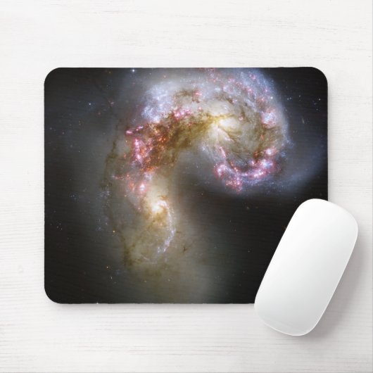 Die Antennengalaxien Mousepad (Mit Mouse)