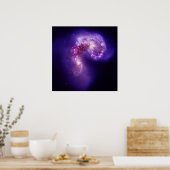 Die Antennengalaxien Poster (Küche)