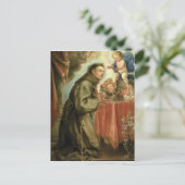 Die Anthony von Padua, die das christliche Kind be Postkarte (Stehend Vorderseite)