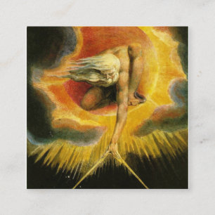 Die Antike des Buches William Blake Quadratische Visitenkarte