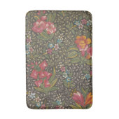 Die antike französische Toile de Jouy-Zweigstelle Badematte (Vorderseite Vertikal)