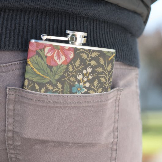 Die antike französische Toile de Jouy-Zweigstelle Flachmann (Beispiel)