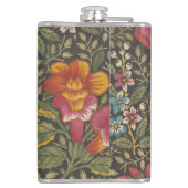 Die antike französische Toile de Jouy-Zweigstelle Flachmann (Rückseite)