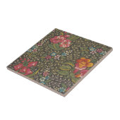 Die antike französische Toile de Jouy-Zweigstelle Fliese (Seite)