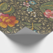 Die antike französische Toile de Jouy-Zweigstelle Geschenkpapier (Ecke)