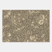 Die antike französische Toile de Jouy-Zweigstelle Geschenkpapier Set (Vorderseite 3)