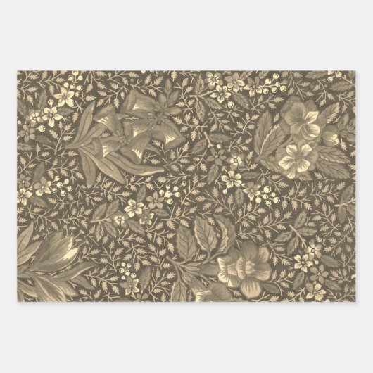 Die antike französische Toile de Jouy-Zweigstelle  Geschenkpapier Set (Vorderseite 3)