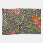 Die antike französische Toile de Jouy-Zweigstelle Geschirrtuch (Horizontal)