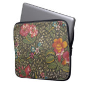 Die antike französische Toile de Jouy-Zweigstelle Laptopschutzhülle (Vorderseite Links)