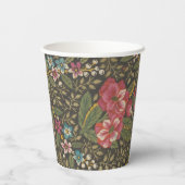 Die antike französische Toile de Jouy-Zweigstelle Pappbecher (Rückseite)