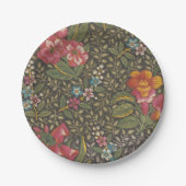 Die antike französische Toile de Jouy-Zweigstelle Pappteller (Vorderseite)