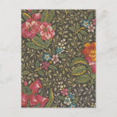 Die antike französische Toile de Jouy-Zweigstelle Postkarte (Vorderseite)