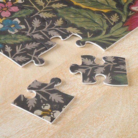 Die antike französische Toile de Jouy-Zweigstelle  Puzzle (Seite)