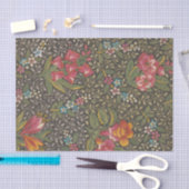 Die antike französische Toile de Jouy-Zweigstelle Seidenpapier (Handwerk)