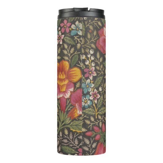 Die antike französische Toile de Jouy-Zweigstelle Thermosbecher (Rückseite)